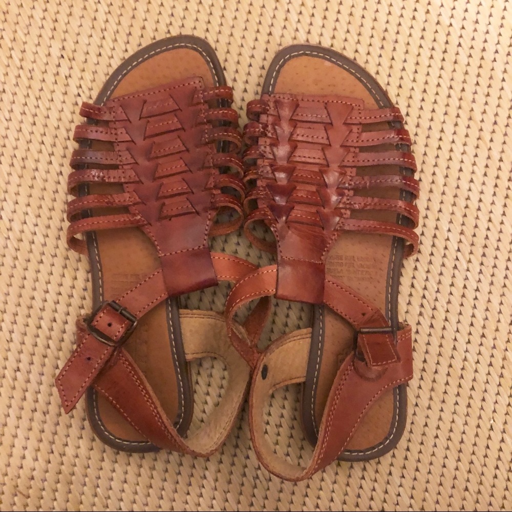 Hurache Sandals Burnt Orange 7 Women